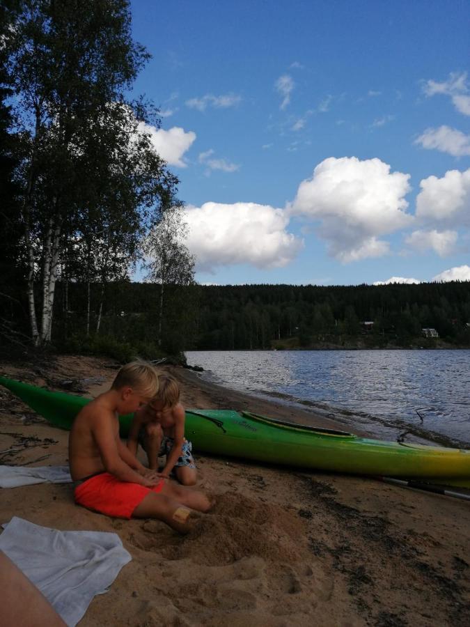 Hostel And Vandrarhem Lupin Naturcamping Lagom Gräsmark Exterior photo